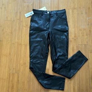 Aritzia Wilfred Free Faux Leather Leggings